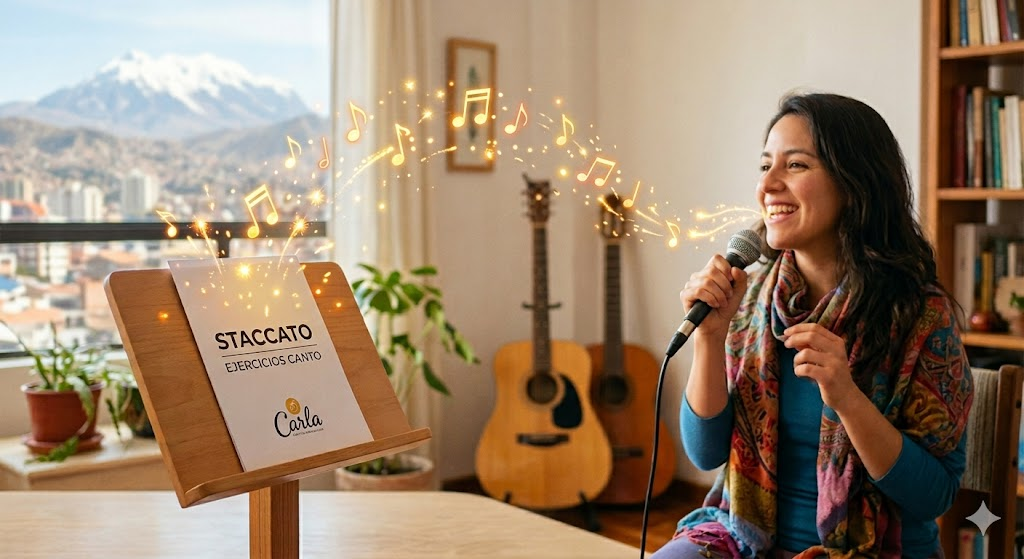 Staccato en el Canto: Agilidad, Apoyo y la Clave de la Coordinación Vocal